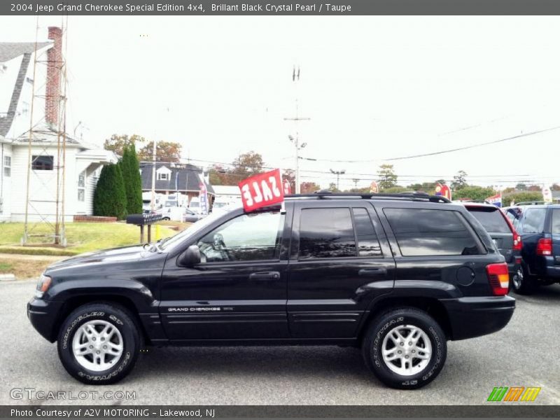 Brillant Black Crystal Pearl / Taupe 2004 Jeep Grand Cherokee Special Edition 4x4