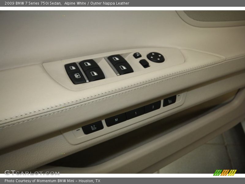 Alpine White / Oyster Nappa Leather 2009 BMW 7 Series 750i Sedan