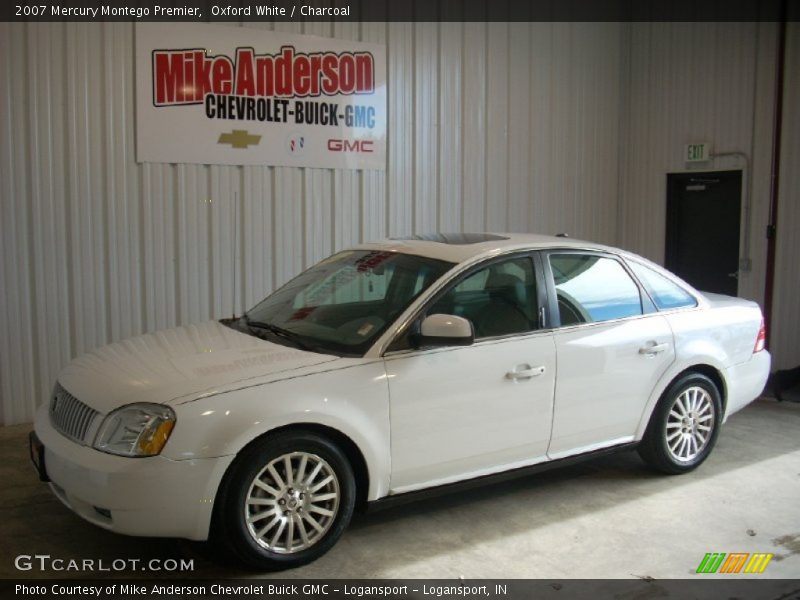 Oxford White / Charcoal 2007 Mercury Montego Premier