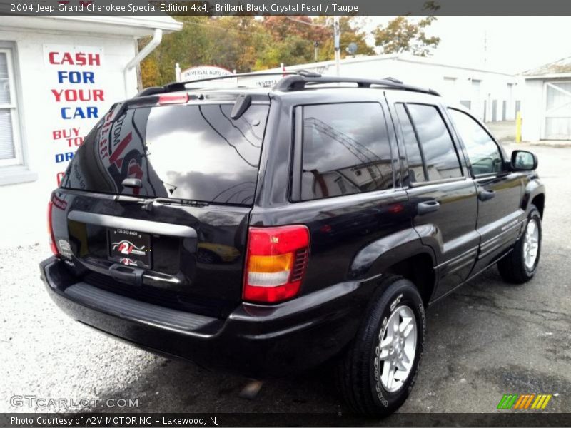 Brillant Black Crystal Pearl / Taupe 2004 Jeep Grand Cherokee Special Edition 4x4