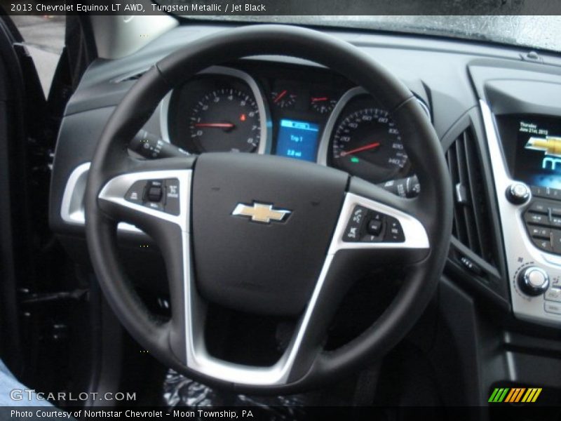 Tungsten Metallic / Jet Black 2013 Chevrolet Equinox LT AWD
