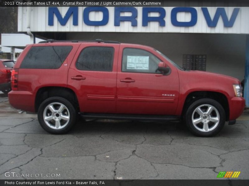 Crystal Red Tintcoat / Light Cashmere/Dark Cashmere 2013 Chevrolet Tahoe LT 4x4