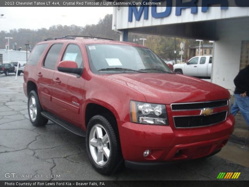 Crystal Red Tintcoat / Light Cashmere/Dark Cashmere 2013 Chevrolet Tahoe LT 4x4