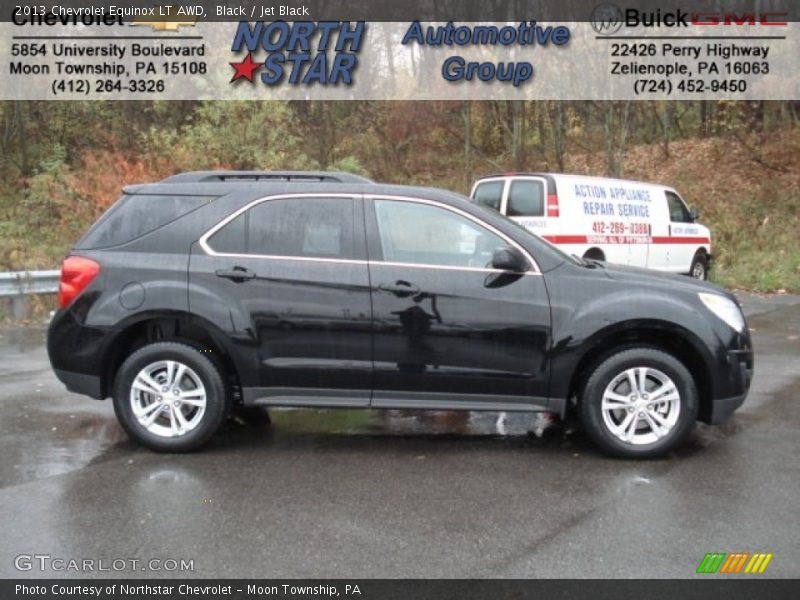 Black / Jet Black 2013 Chevrolet Equinox LT AWD
