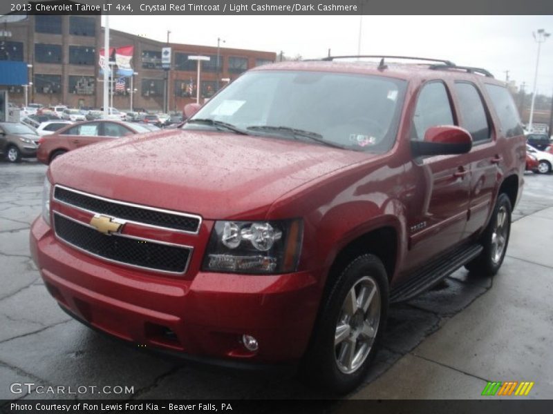 Crystal Red Tintcoat / Light Cashmere/Dark Cashmere 2013 Chevrolet Tahoe LT 4x4