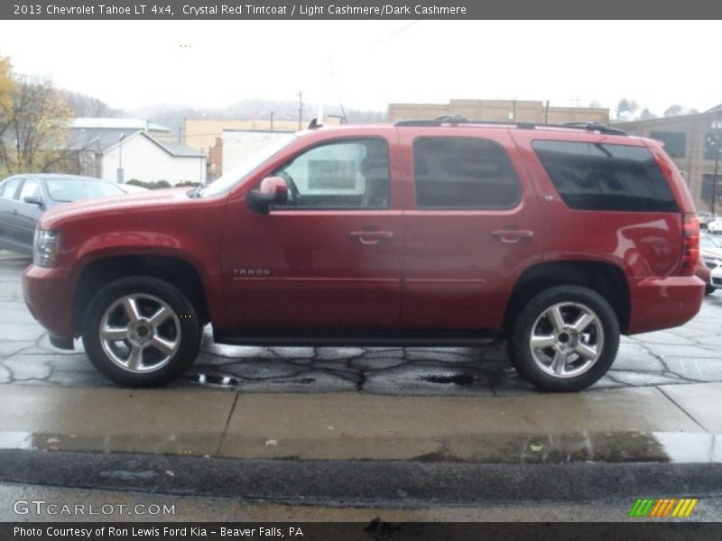 Crystal Red Tintcoat / Light Cashmere/Dark Cashmere 2013 Chevrolet Tahoe LT 4x4