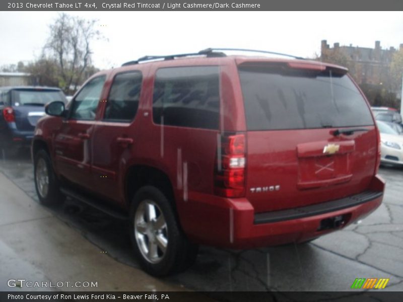 Crystal Red Tintcoat / Light Cashmere/Dark Cashmere 2013 Chevrolet Tahoe LT 4x4