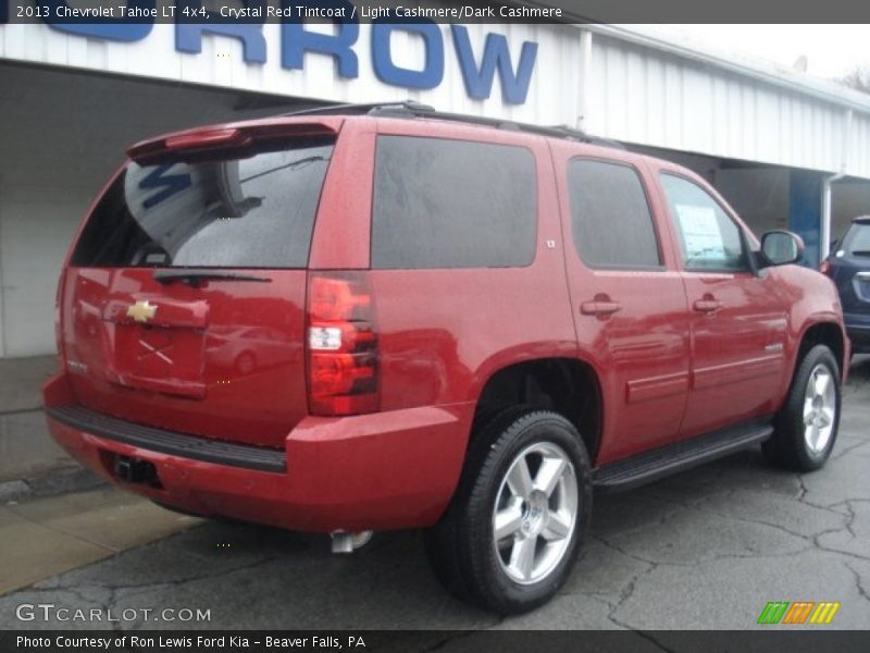 Crystal Red Tintcoat / Light Cashmere/Dark Cashmere 2013 Chevrolet Tahoe LT 4x4