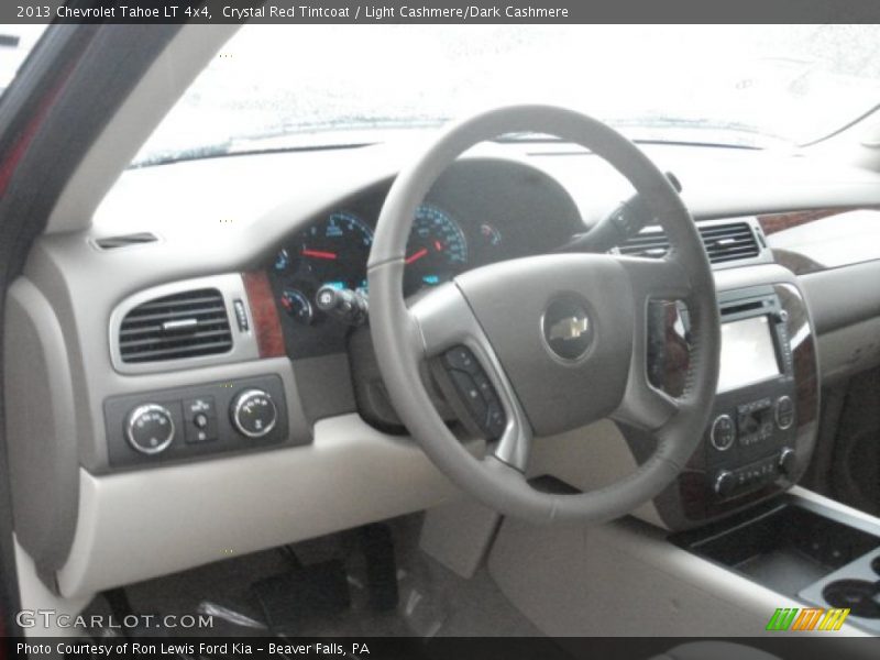 Crystal Red Tintcoat / Light Cashmere/Dark Cashmere 2013 Chevrolet Tahoe LT 4x4