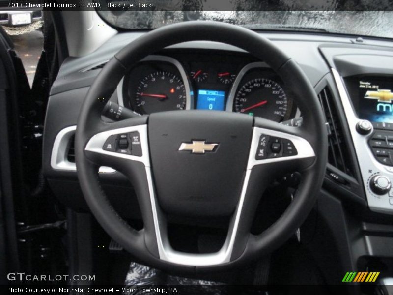 Black / Jet Black 2013 Chevrolet Equinox LT AWD