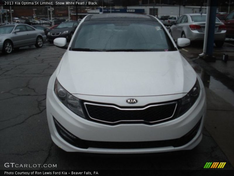 Snow White Pearl / Black 2013 Kia Optima SX Limited