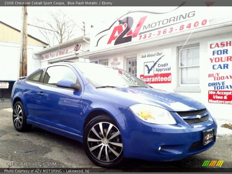 Blue Flash Metallic / Ebony 2008 Chevrolet Cobalt Sport Coupe
