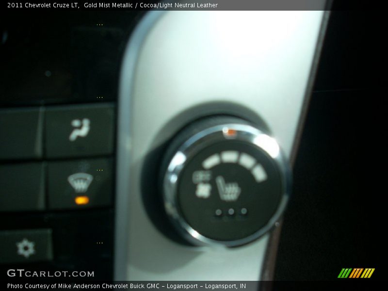 Gold Mist Metallic / Cocoa/Light Neutral Leather 2011 Chevrolet Cruze LT