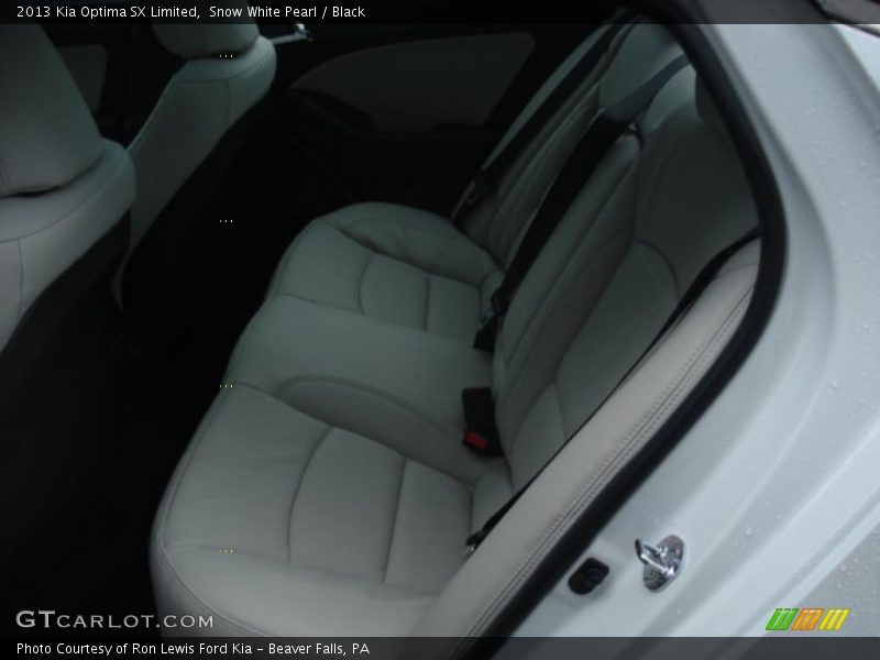 Snow White Pearl / Black 2013 Kia Optima SX Limited