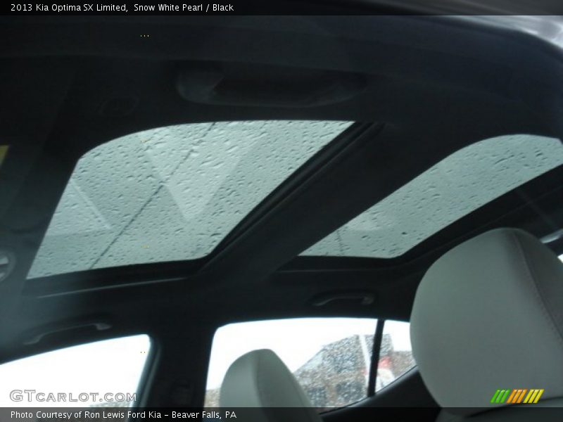 Snow White Pearl / Black 2013 Kia Optima SX Limited