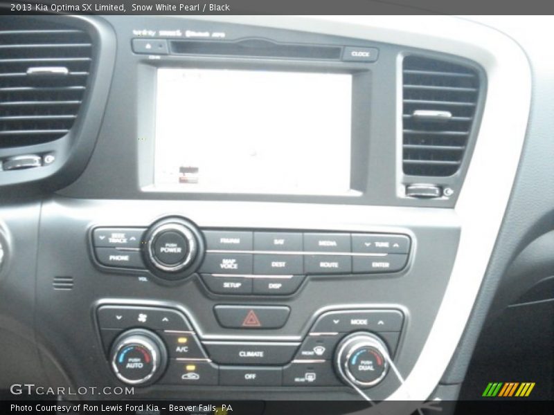 Snow White Pearl / Black 2013 Kia Optima SX Limited