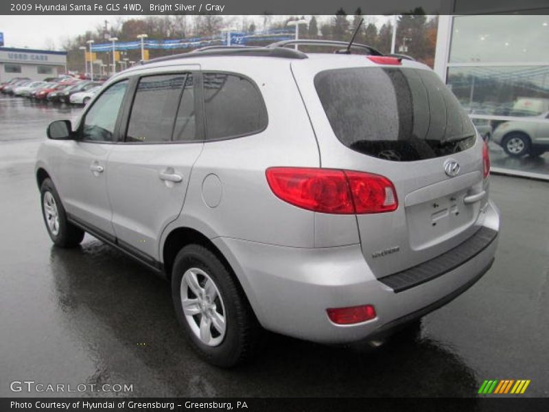 Bright Silver / Gray 2009 Hyundai Santa Fe GLS 4WD