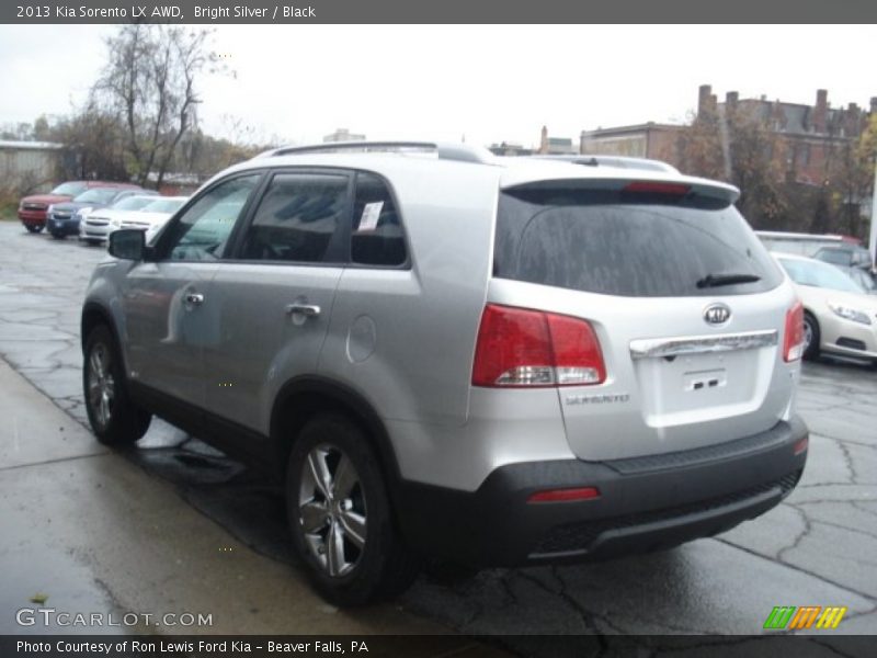 Bright Silver / Black 2013 Kia Sorento LX AWD