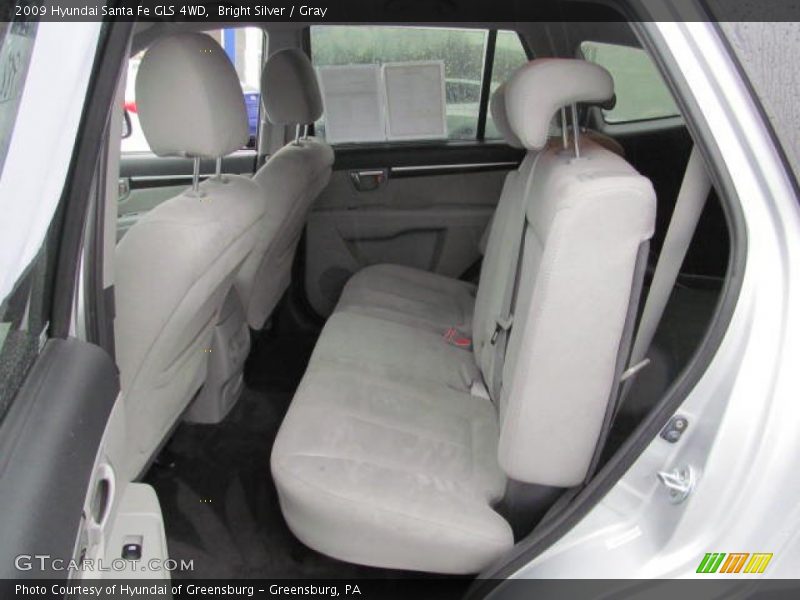 Bright Silver / Gray 2009 Hyundai Santa Fe GLS 4WD