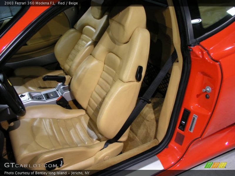 Red / Beige 2003 Ferrari 360 Modena F1