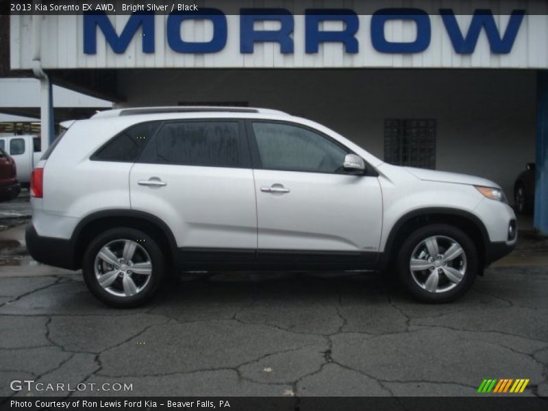 Bright Silver / Black 2013 Kia Sorento EX AWD