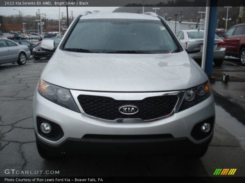 Bright Silver / Black 2013 Kia Sorento EX AWD