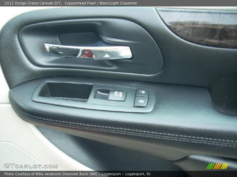 Copperhead Pearl / Black/Light Graystone 2012 Dodge Grand Caravan SXT