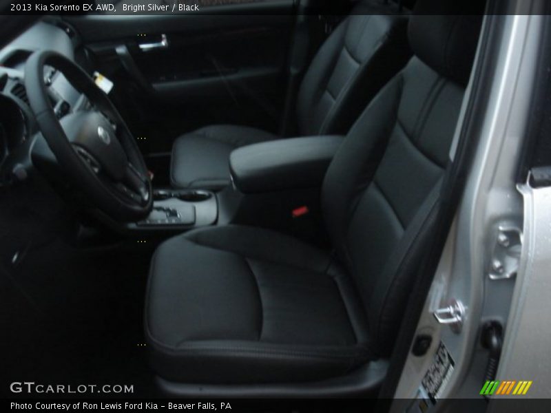 Bright Silver / Black 2013 Kia Sorento EX AWD