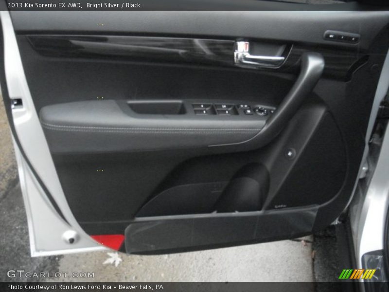 Bright Silver / Black 2013 Kia Sorento EX AWD