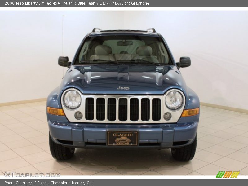 Atlantic Blue Pearl / Dark Khaki/Light Graystone 2006 Jeep Liberty Limited 4x4