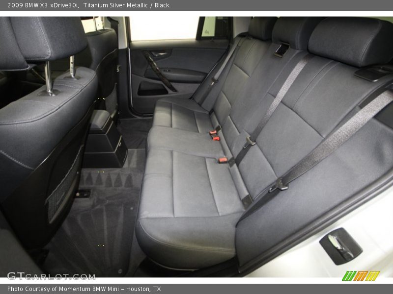 Titanium Silver Metallic / Black 2009 BMW X3 xDrive30i