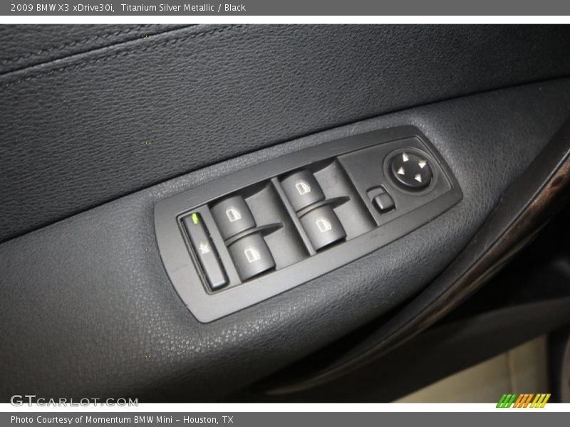 Titanium Silver Metallic / Black 2009 BMW X3 xDrive30i