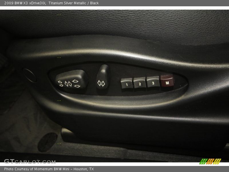 Titanium Silver Metallic / Black 2009 BMW X3 xDrive30i