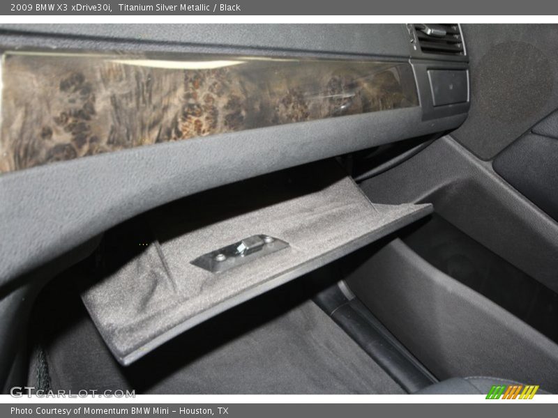 Titanium Silver Metallic / Black 2009 BMW X3 xDrive30i