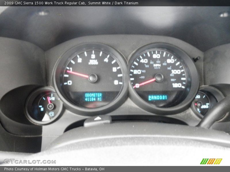 Summit White / Dark Titanium 2009 GMC Sierra 1500 Work Truck Regular Cab