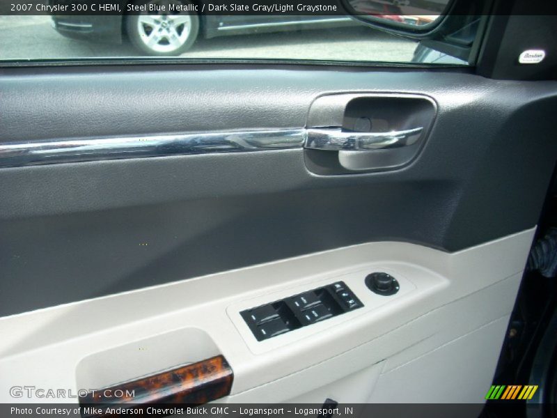 Steel Blue Metallic / Dark Slate Gray/Light Graystone 2007 Chrysler 300 C HEMI