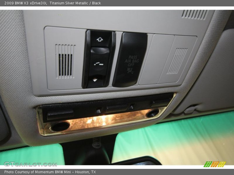 Titanium Silver Metallic / Black 2009 BMW X3 xDrive30i
