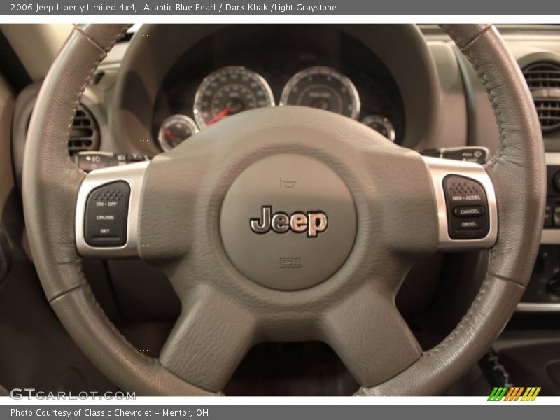 Atlantic Blue Pearl / Dark Khaki/Light Graystone 2006 Jeep Liberty Limited 4x4