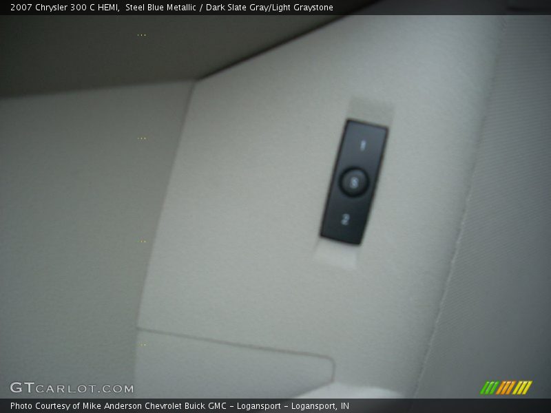 Steel Blue Metallic / Dark Slate Gray/Light Graystone 2007 Chrysler 300 C HEMI
