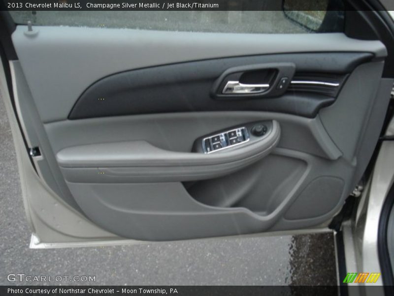 Champagne Silver Metallic / Jet Black/Titanium 2013 Chevrolet Malibu LS