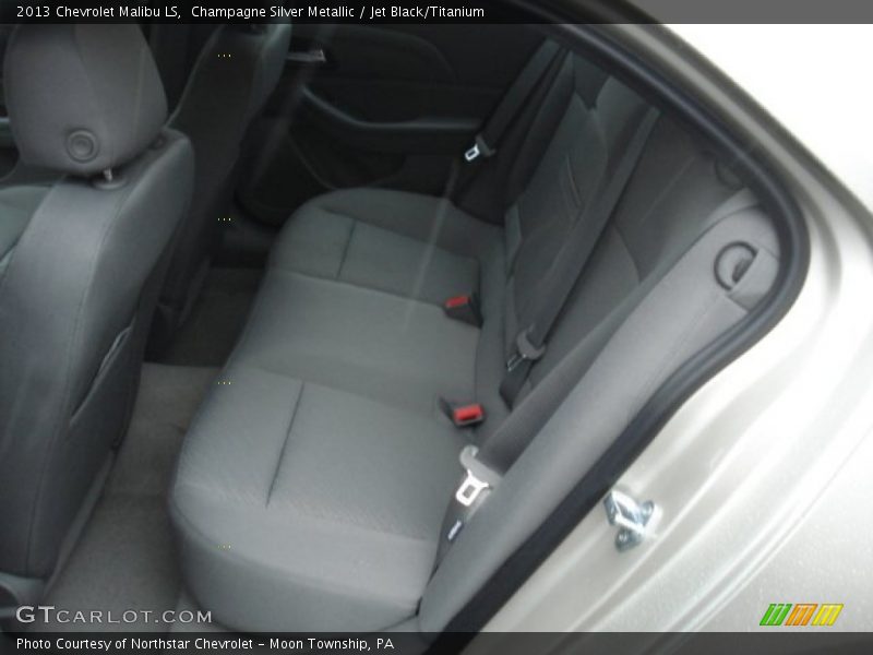 Champagne Silver Metallic / Jet Black/Titanium 2013 Chevrolet Malibu LS