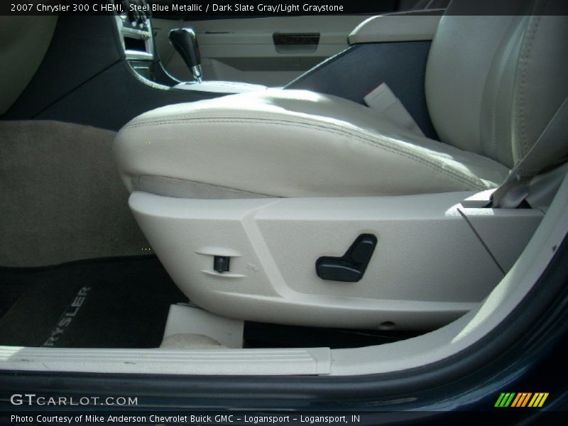 Steel Blue Metallic / Dark Slate Gray/Light Graystone 2007 Chrysler 300 C HEMI