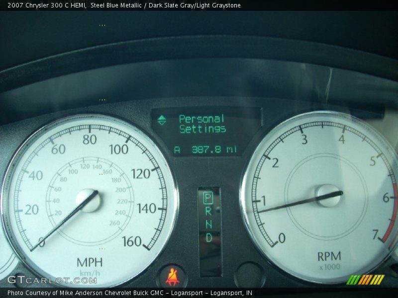 Steel Blue Metallic / Dark Slate Gray/Light Graystone 2007 Chrysler 300 C HEMI