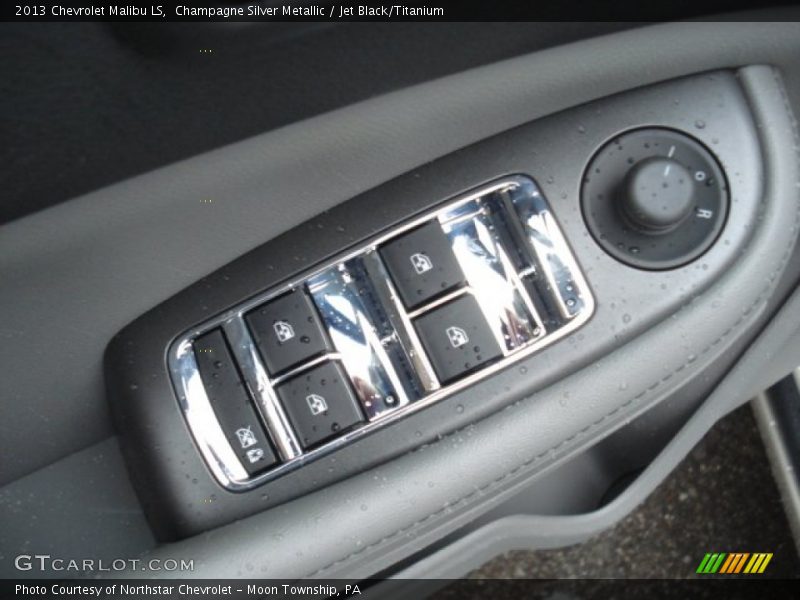 Champagne Silver Metallic / Jet Black/Titanium 2013 Chevrolet Malibu LS