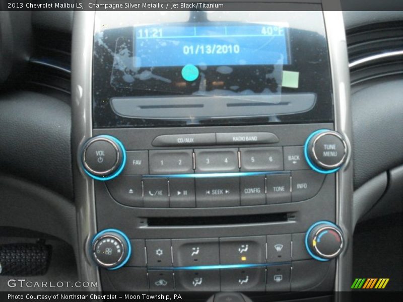 Champagne Silver Metallic / Jet Black/Titanium 2013 Chevrolet Malibu LS