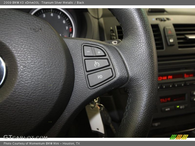 Titanium Silver Metallic / Black 2009 BMW X3 xDrive30i