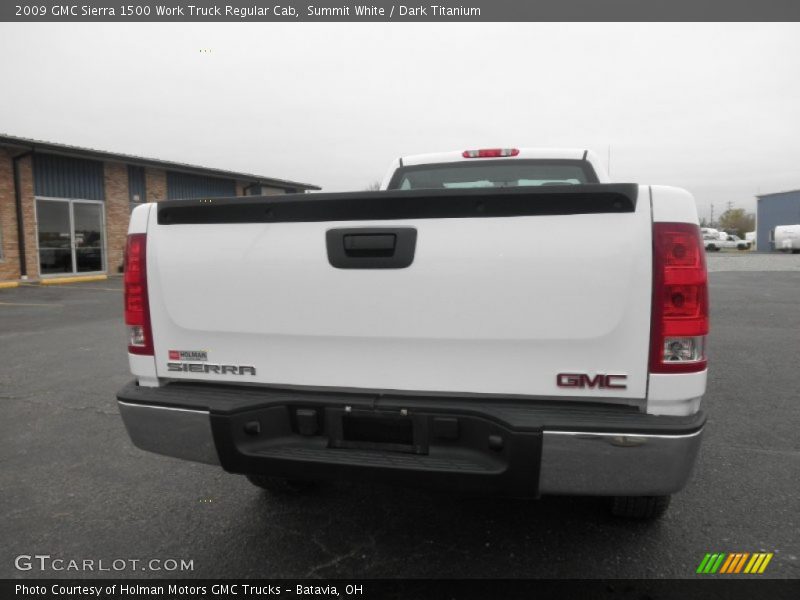 Summit White / Dark Titanium 2009 GMC Sierra 1500 Work Truck Regular Cab