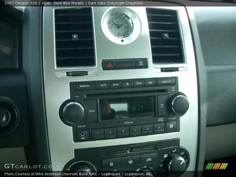 Steel Blue Metallic / Dark Slate Gray/Light Graystone 2007 Chrysler 300 C HEMI