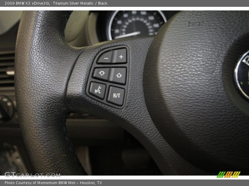 Titanium Silver Metallic / Black 2009 BMW X3 xDrive30i