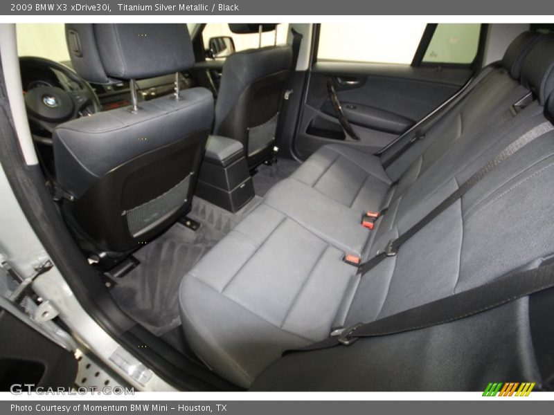 Titanium Silver Metallic / Black 2009 BMW X3 xDrive30i